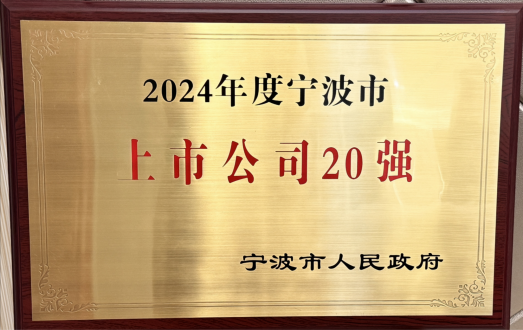 2024年度寧波上市公司20強